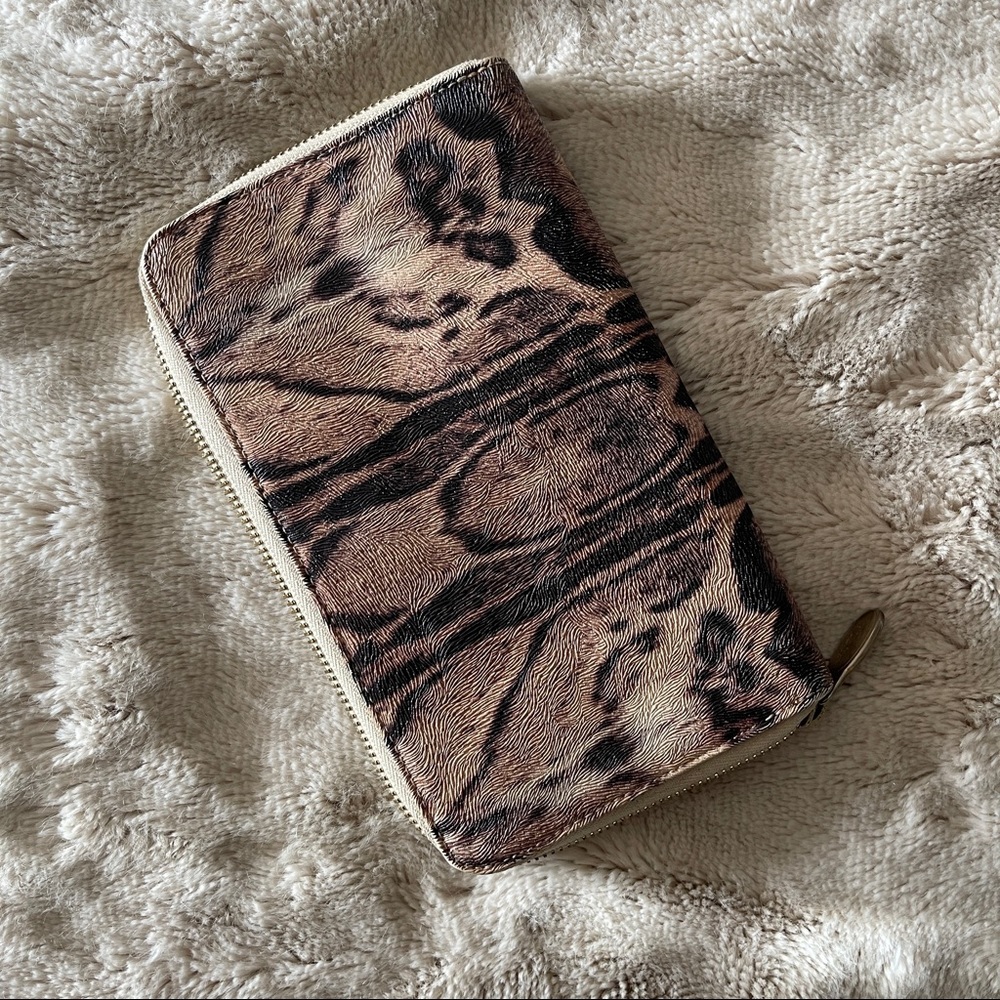 Furla Leopard Print Large Wallet - image 2